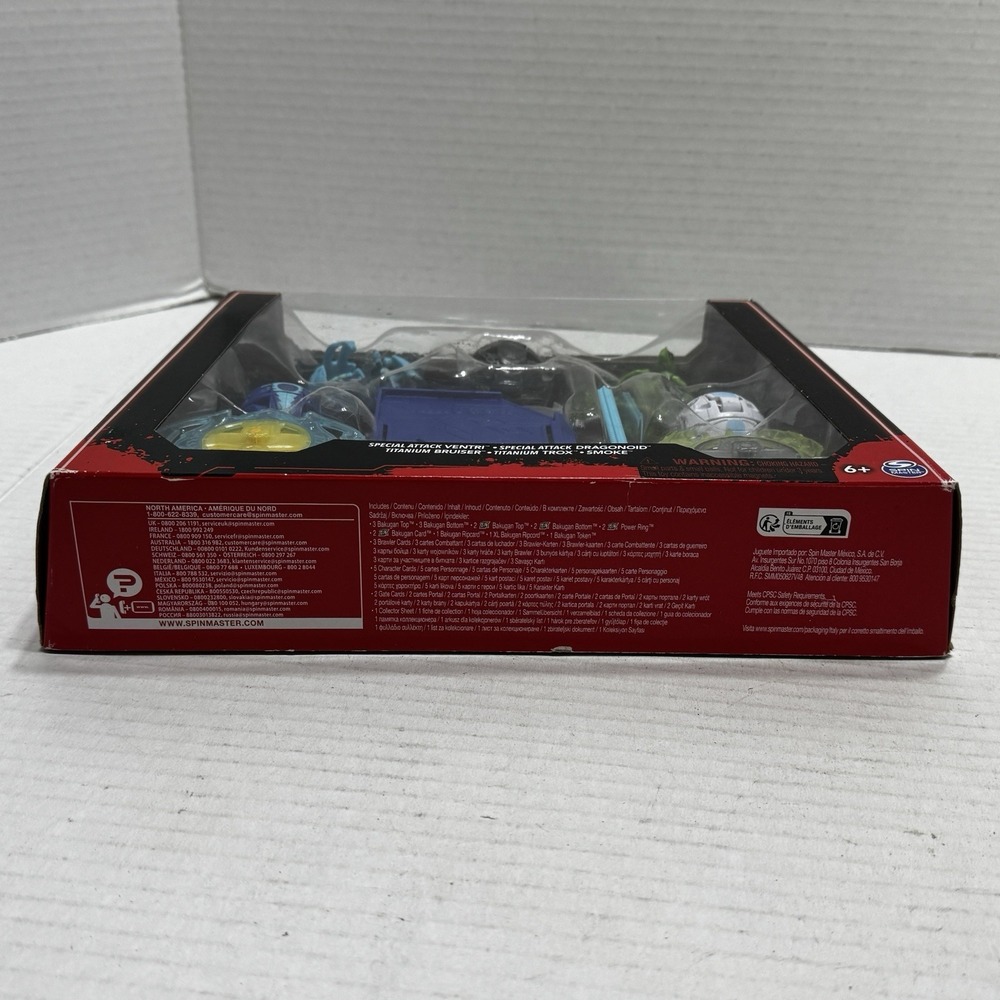 Bakugan Special Attack Ventri and Dragonoid Battle Pack Titanium Bruiser Trox - Picture 6 of 6
